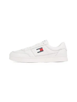 Tommy Jeans Sneaker THE GREENWICH NEW ESS ecru/navy/dunkelrot