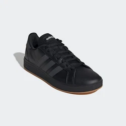 adidas Herren Grand Court Sneakers Schwarz/Dunkelblau