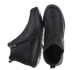 Coolwalk Herren Chelsea Freizeit Stiefelette (88491740) Schwarz (88491741)