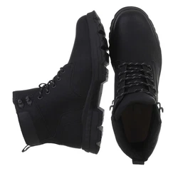 Coolwalk Herren Schnürschuhe Freizeit Stiefelette (88491795) Schwarz (88491804)
