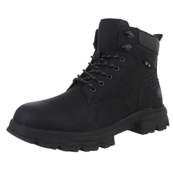 Coolwalk Herren Schnürschuhe Freizeit Stiefelette (88491795) Schwarz (88491804)