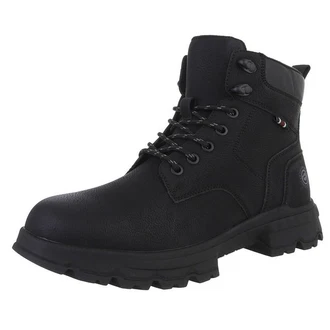 Coolwalk Herren Schnürschuhe Freizeit Stiefelette (88491795) Schwarz (88491804)