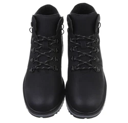 Coolwalk Herren Schnürschuhe Freizeit Stiefelette (884918) Blockabsatz Boots Schwarz (88491817)