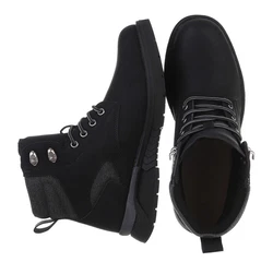 Coolwalk Herren Bikerschuhe Freizeit Stiefelette (884918) Schwarz (88491829)