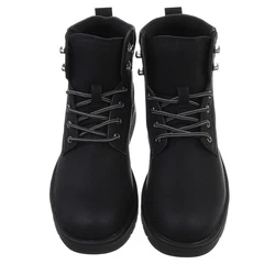 Coolwalk Herren Bikerschuhe Freizeit Stiefelette (884918) Schwarz (88491829)