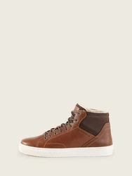 TOM TAILOR High-Sneaker Stiefelette (1) Braun/Dunkelbraun/Beige