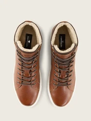 TOM TAILOR High-Sneaker Stiefelette (1) Braun/Dunkelbraun/Beige