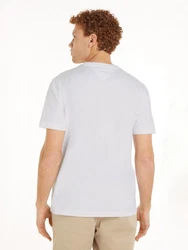 Tommy Hilfiger T-Shirt ESSENTIAL SOLID POCKET TEE Weiß/Rot/Creme