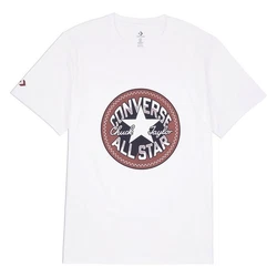 Converse T-Shirt MEN'S PATCH REMIX Weiß/Rosa/Silber/Rot