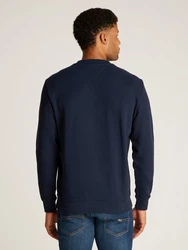 Tommy Jeans Sweatshirt TJM REG ENTRY GRAPHIC CREW EXT Dunkelblau/Blau/Hellblau