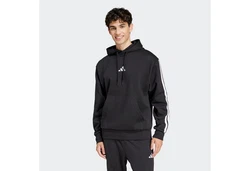 adidas Sportswear Kapuzensweatshirt 3S FL HD Schwarz/Dunkelgrau/Hellgrau