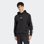 adidas Sportswear Kapuzensweatshirt 3S FL HD Schwarz/Dunkelgrau/Hellgrau