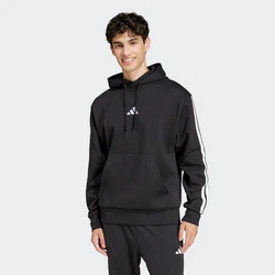 adidas Sportswear Kapuzensweatshirt 3S FL HD Schwarz/Dunkelgrau/Hellgrau