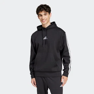 adidas Sportswear Kapuzensweatshirt 3S FL HD Schwarz/Dunkelgrau/Hellgrau adidas Sportswear Kapuzensweatshirt 3S FL HD Schwarz/Dunkelgrau/Hellgrau