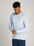 TOMMY HILFIGER Shirt STRETCH SLIM FIT LONG SLEEVE Hellblau/Blau TOMMY HILFIGER Shirt STRETCH SLIM FIT LONG SLEEVE Hellblau/Blau