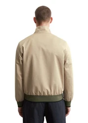 Marc O'Polo Outdoorjacke Micro-Canvas Khaki/Beige