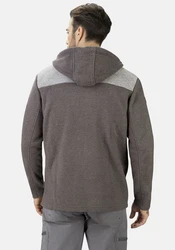 HERO by John Medoox Fleecejacke Braun/Hellgrau/Dunkelgrau/Grau