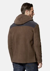 HERO by John Medoox Fleecejacke Braun/Dunkelgrün/Khaki