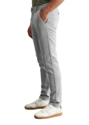 Marc O'Polo Chinohose aus Organic Cotton Stretch Hellgrau/Grau