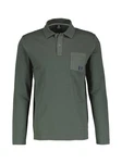 LERROS Poloshirt Langarmpolo Dunkelgrün/Grün/Khaki