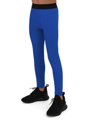 TCA Funktionsleggings PowerLayer Herren Kompressionshose Leuchtend Blau
