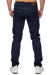 Elara Herren Jeans Slim Fit Hose Denim Stretch Chunkyrayan Dunkelblau