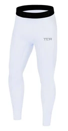 Funktionshose Herren Leggings, Kompressionshose, Sporthose - Weiss, XXL (1-tlg)