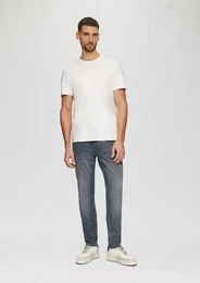 Stoffhose Jeans Nelio / Slim Fit / Mid Rise / Slim Leg Waschung