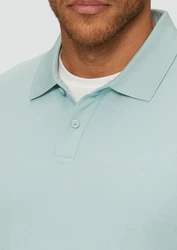 s.Oliver Poloshirt aus Piqué mit Logo-Stickerei Hellblau/Grün/Blau/Türkis/Hellgrün