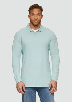 s.Oliver Poloshirt aus Piqué mit Logo-Stickerei