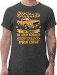 Shirtracer T-Shirt 60 Jahre Oldtimer 60. Geburtstag Silber/Gelb/Orange/Dunkelgrün