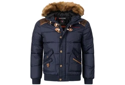 Geographical Norway Winterjacke Outdoorjacke Belph Dunkelblau/Blau/Hellblau