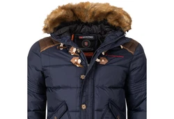 Geographical Norway Winterjacke Outdoorjacke Belph Dunkelblau/Blau/Hellblau