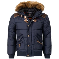 Geographical Norway Winterjacke Outdoorjacke Belph Dunkelblau/Blau/Hellblau