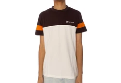 Sergio Tacchini T-Shirt Jonnie Bordeaux/Dunkelrot/Orange