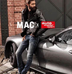 MAC 5-Pocket Hose Arne Pipe Dunkelblau/Blau/Hellblau