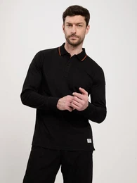 Langarm-Poloshirt 16038