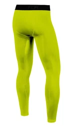 TCA Funktionshose Herren Leggings Kompressionshose Sporthose Licht Grün