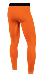 TCA Funktionshose Herren Leggings Kompressionshose Sporthose Orange