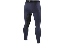 TCA Funktionshose Herren Leggings Kompressionshose Sporthose Dunkelblau
