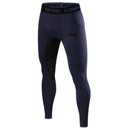 Funktionshose Herren Leggings, Kompressionshose, Dunkelblau, XL (1-tlg)