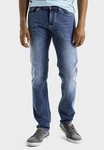 camel active 5-Pocket Jeans Madison Dunkelblau/Blau/Lila