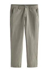 Next Slim Fit Premium Chinohose Khaki