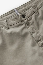 Next Slim Fit Premium Chinohose Khaki