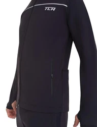 TCA Fahrradjacke Herren Thermische Radlaufjacke Schwarz