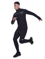 TCA Fahrradjacke Herren Thermische Radlaufjacke Schwarz