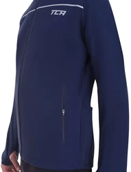 TCA Fahrradjacke Herren Thermische Radlaufjacke Dunkelblau/Blau