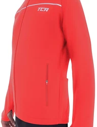 TCA Fahrradjacke Herren Thermische Radlaufjacke Rot