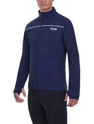 TCA Fahrradjacke Herren Thermische Radlaufjacke Dunkelblau/Blau