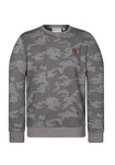 naketano Sweatshirt Rainerius Grau/Dunkelgrün/Dunkelgrau